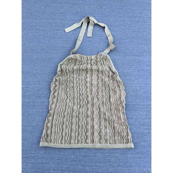 Cult Gaia Women's Aalia Knit Halter Top Beach‎ Combo Size M